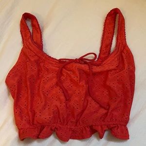 Vintage-inspired red top!